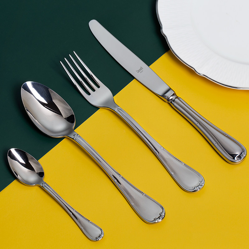 mepra意大利进口不锈钢刀叉西餐套装欧式餐具甜品西餐餐具套装