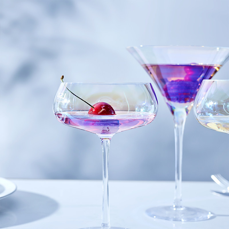 英国进口lsa彩虹高档香槟起泡酒杯马天尼鸡尾酒鸡尾酒杯