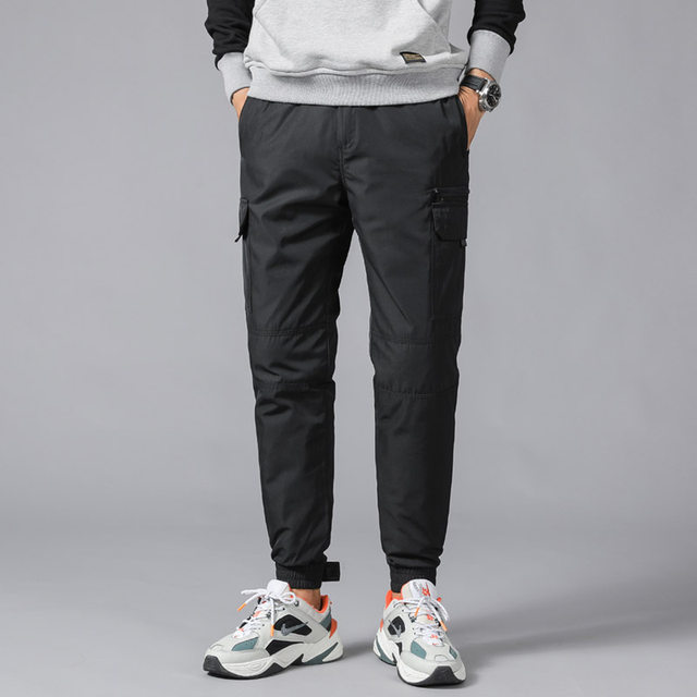 Down pants men's outer wear outdoor sports footwear overalls plus fat and thick winter men's plus size cotton pants down pants Down pants men's outer wear outdoor sports footwear overalls plus fat and thick winter men's plus size cotton pants down pants