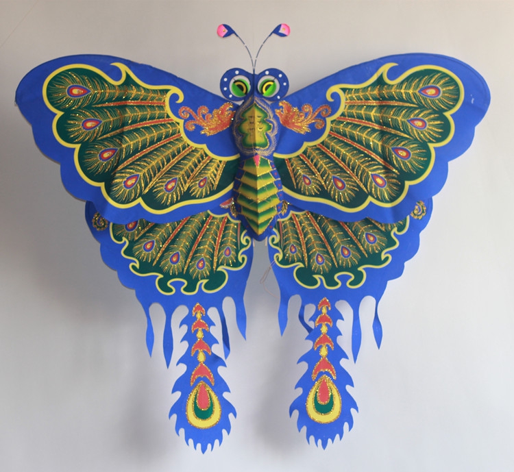 风筝潍坊传统老鹰金鱼蝴蝶3d手工手工制制作风筝