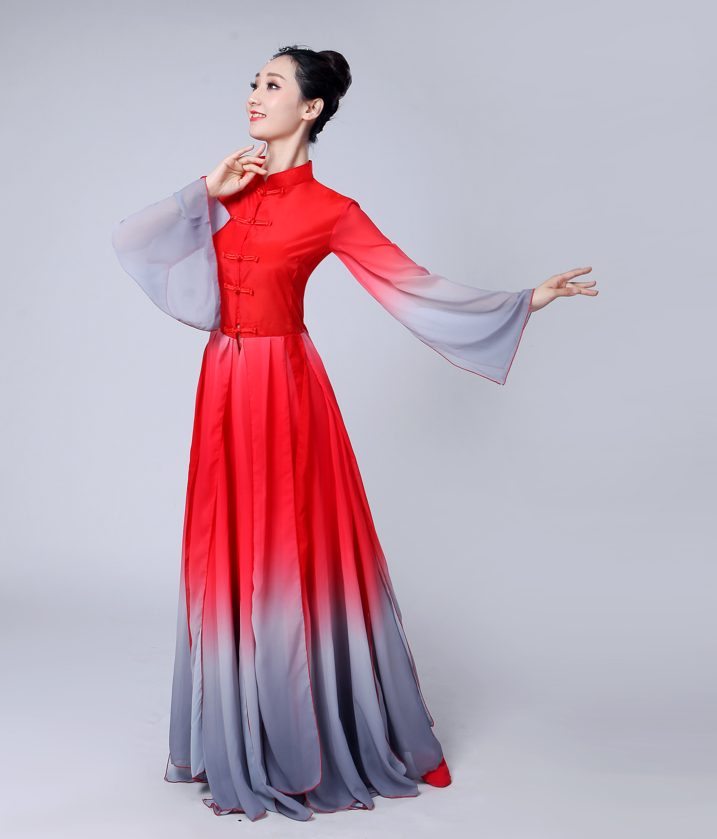 古典演出服女中国风芒种舞蹈服艺考身民族服装