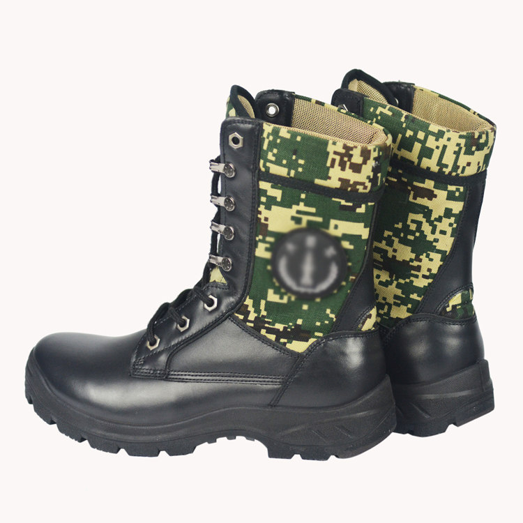 新式迷彩作战3514战术作训男靴子头层牛皮男式战术靴