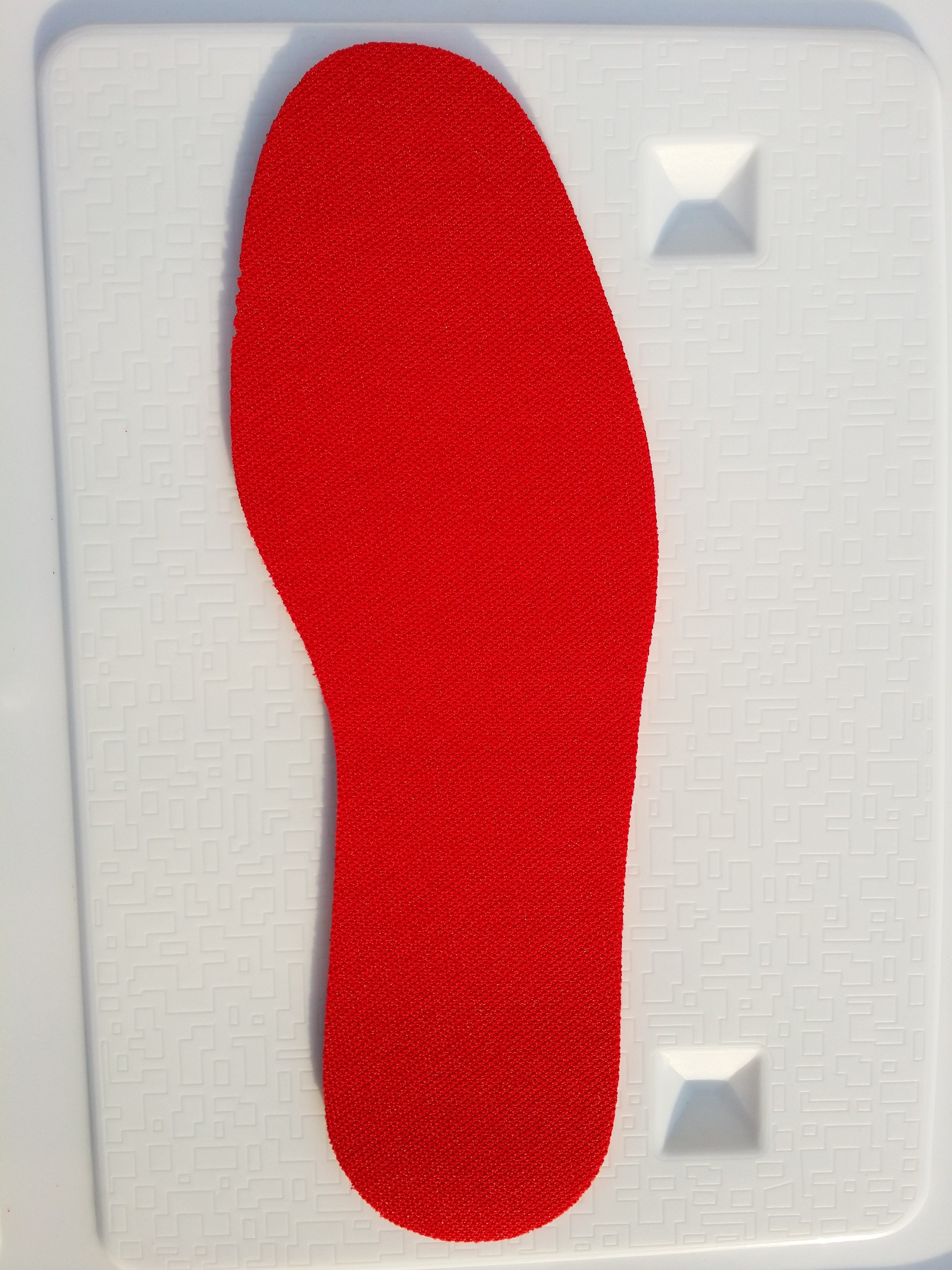 珍誉踩彩彩红色运动减震鞋垫男女冬加厚吸汗防臭新本命年结婚喜庆