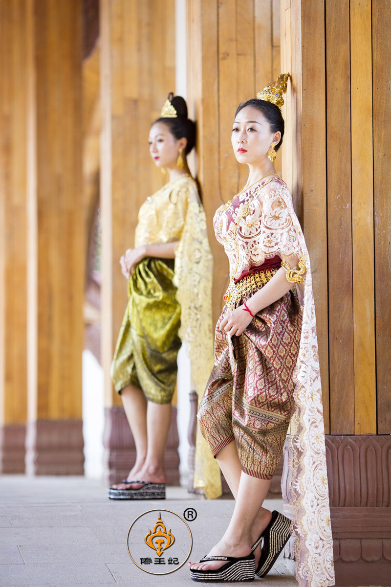 服装傣王妃服饰泰国傣族泼水节活动营销工作服迎宾民族服装