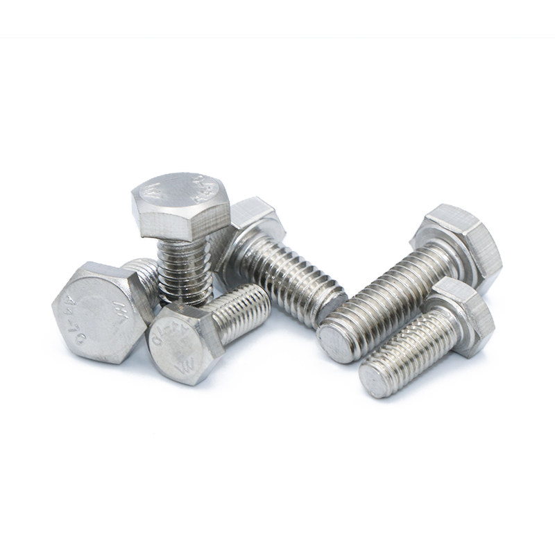 六角m3m4m5m6m8m10不锈钢螺丝din933牙外螺栓a470螺栓