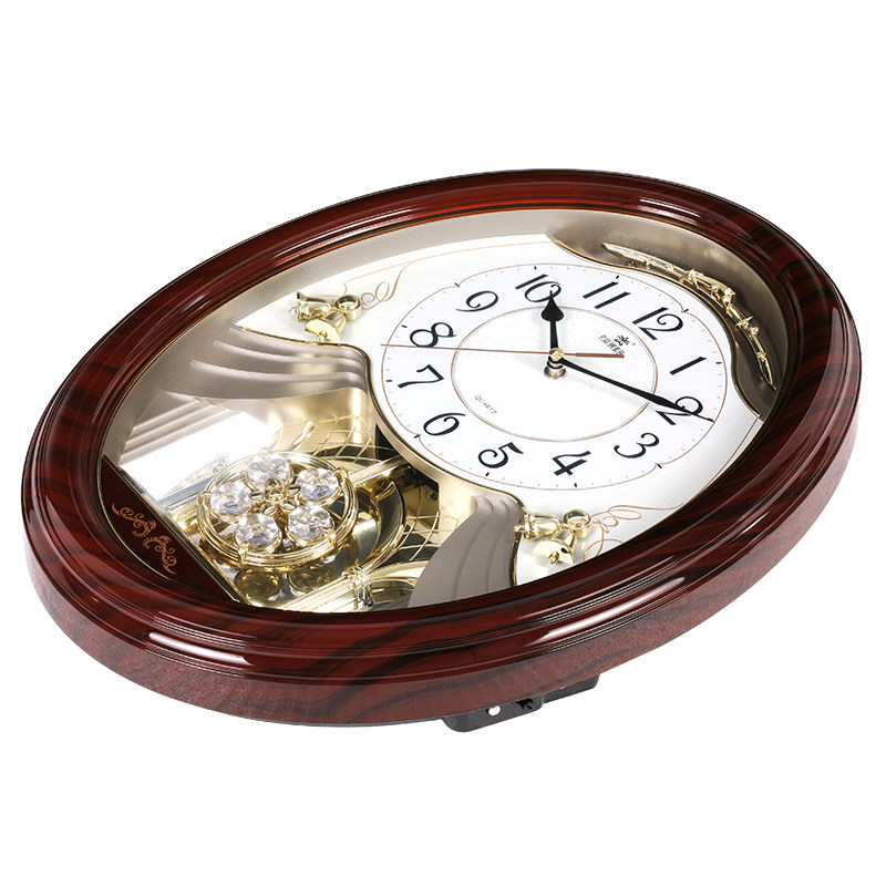 霸王钟表欧式音乐挂钟客厅大号家用餐厅酒店创意摆钟