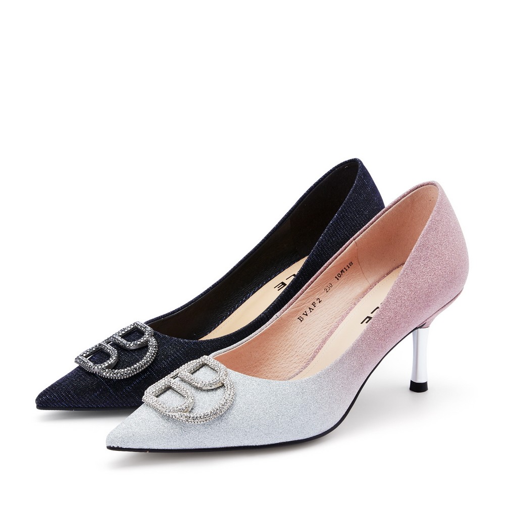 百丽尖头高跟鞋女2020春季新品商场同款仙女风晚宴鞋bvaf2aq0