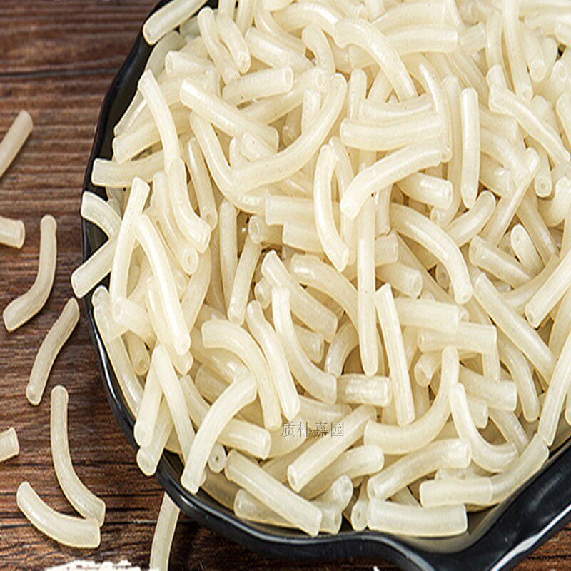 纯米米制意大利通心粉1斤空心米粉白色儿童早餐意大利面