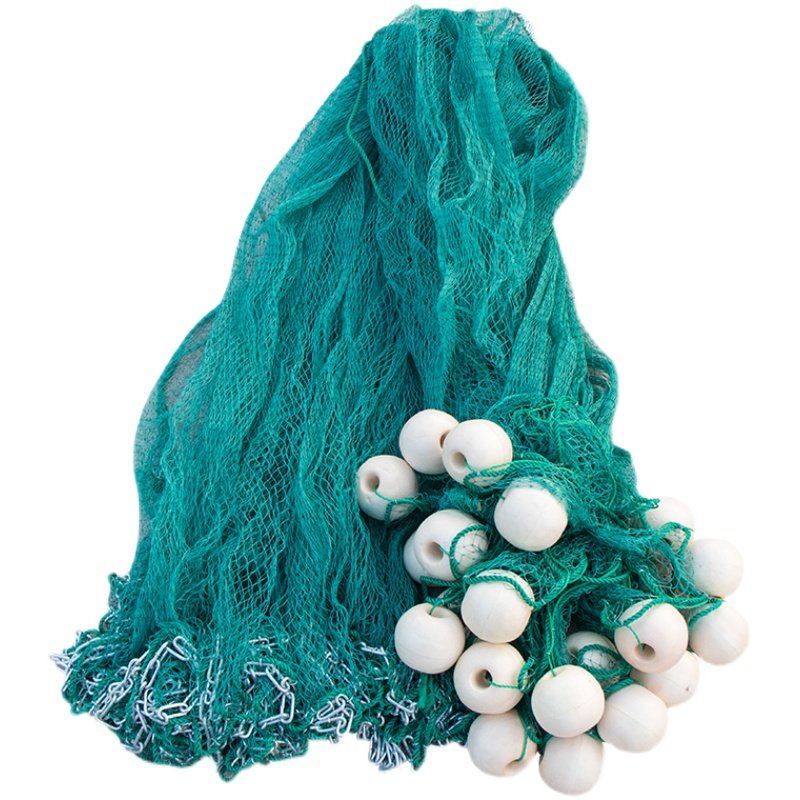 拉网拖网清塘捕鱼渔网鱼网鱼塘围栏河小型家用鱼网