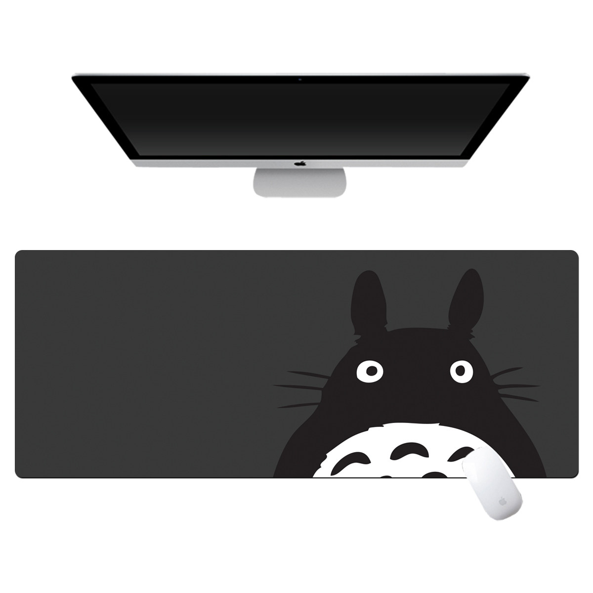 宫崎骏龙猫动漫电脑笔记本桌垫可爱爱办公ins超大鼠标垫