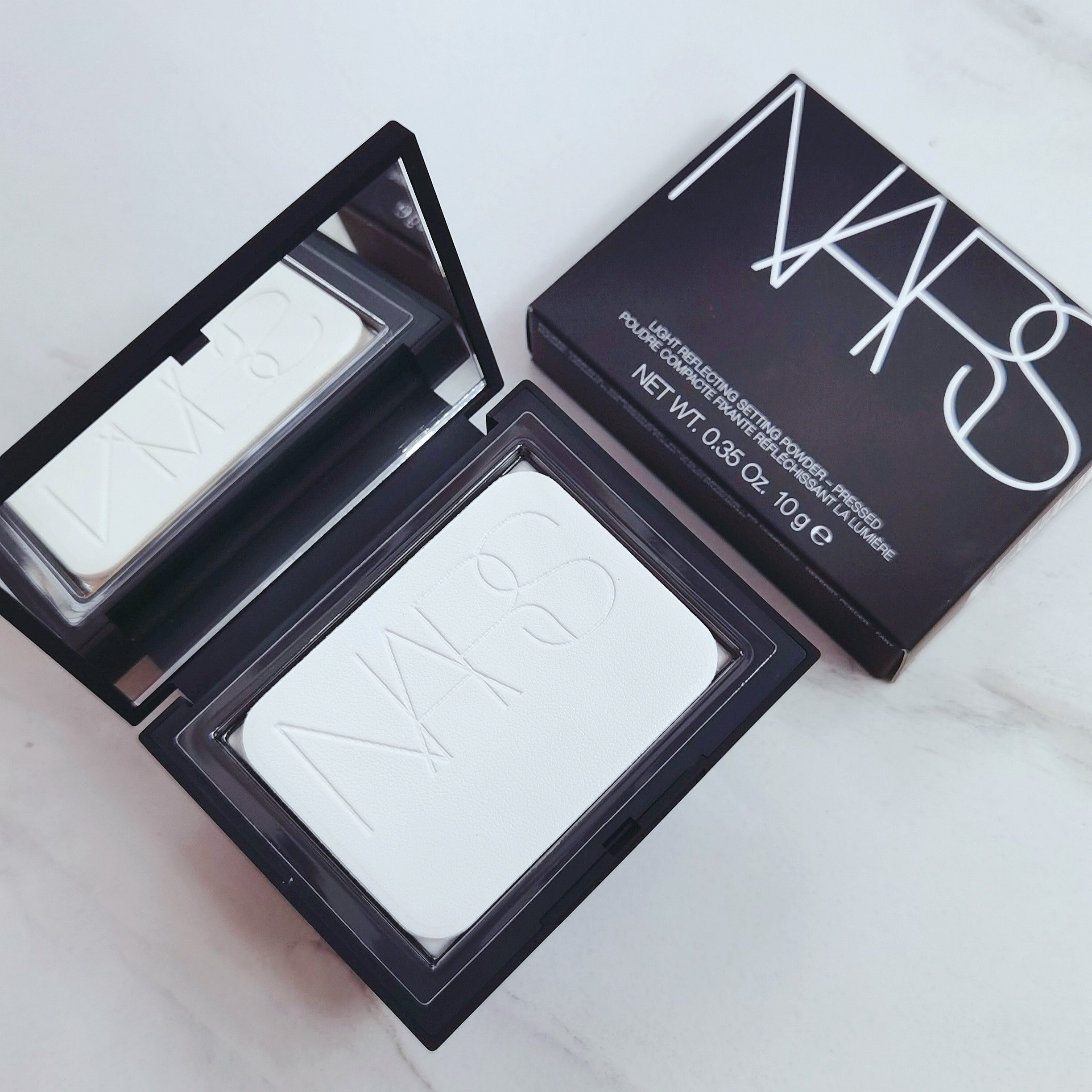 香港巴黎草莓nars裸光透明明定妆蜜粉饼10g蜜粉