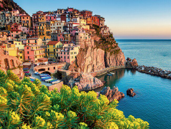 拼图进口ravensburger渔村哈尔施塔特天鹅堡风景500片拼图