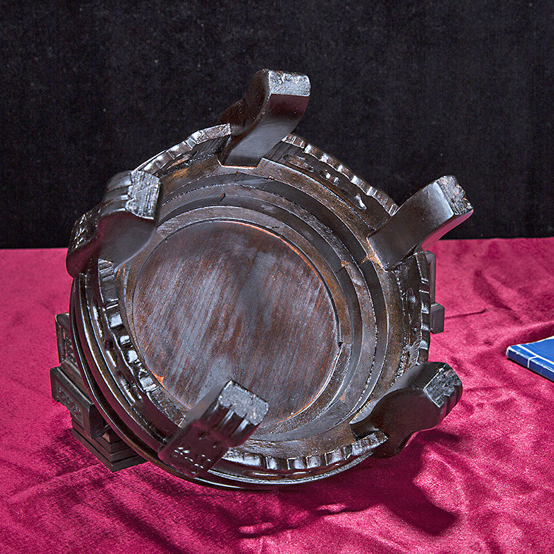 底座垫高托盘奇石石头花瓶摆件花盆盆景鱼缸木雕