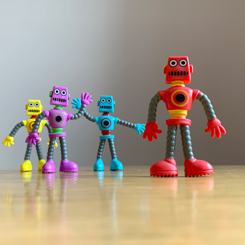 创意铁丝机器人扭曲变形百变小人公仔有趣减压创意