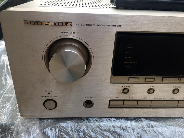 二手原装进口日本马兰士sr5300发烧家庭影院音响功放机可蓝功放