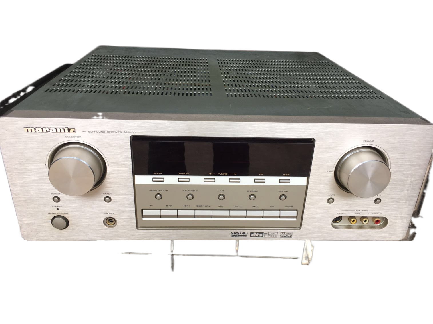 二手原装进口马兰士sr6400家用功放放光同轴杜比家庭影院功放