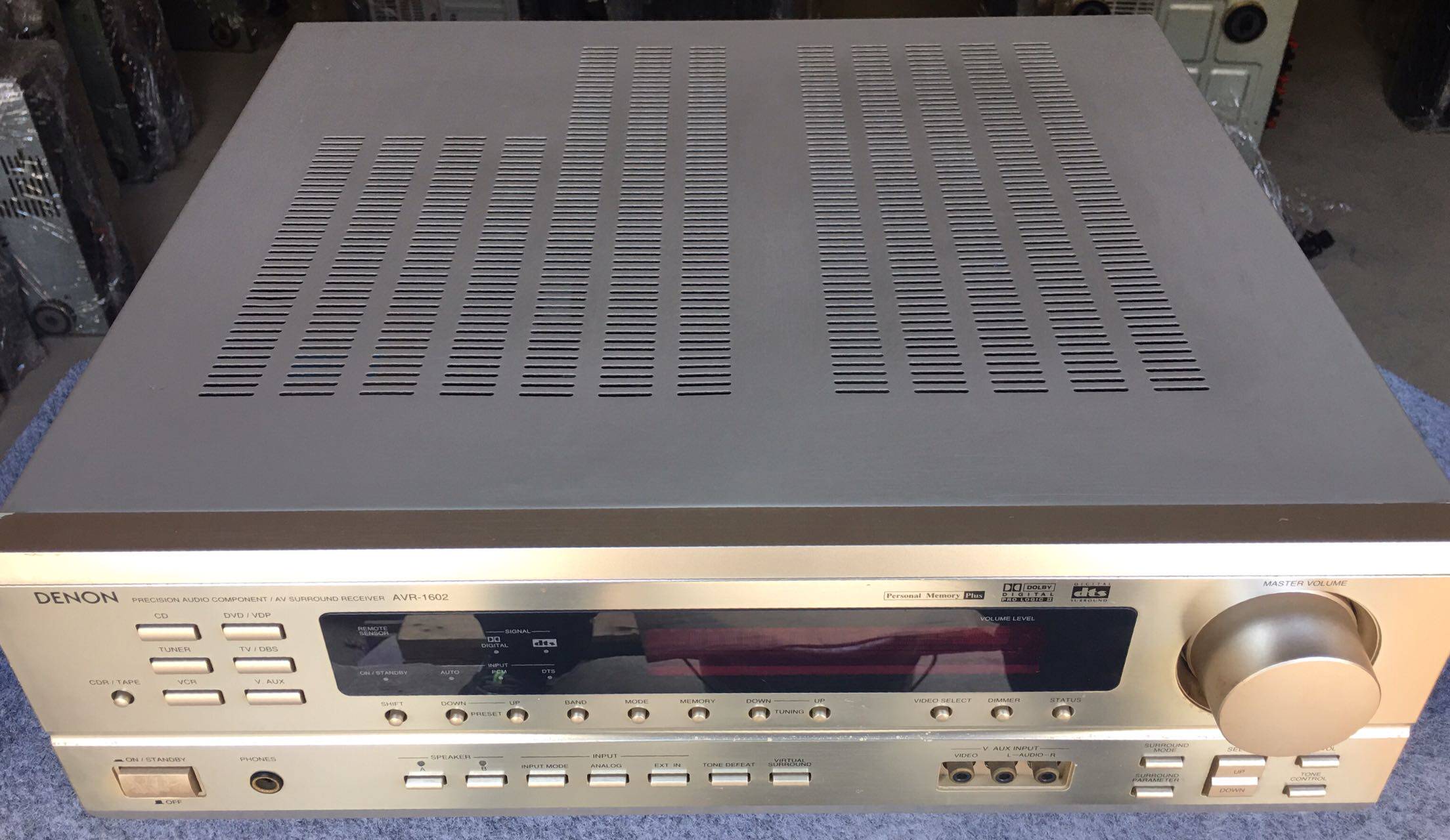 二手原装进口天龙avr1602家用功放机光纤同轴dts杜比功放