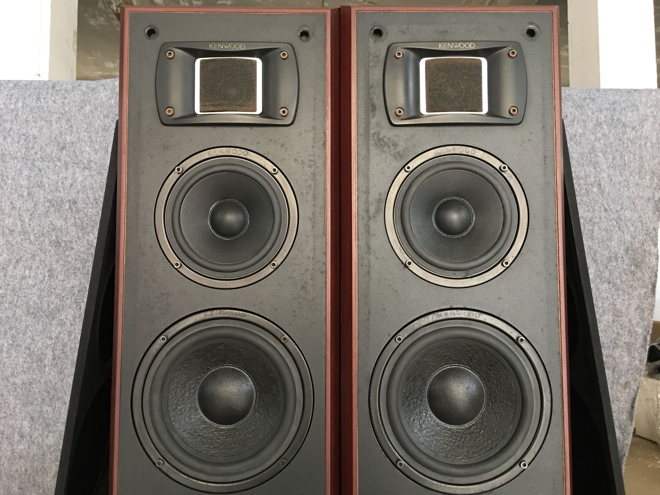 二手原装进口日本建伍ks-t8456.5寸落地音箱家用音响hifi音箱