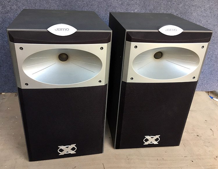 二手原装进口丹麦麦尊x530号角高音8寸书架音箱hifi音箱