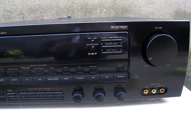 二手原装进口马兰士sr670家庭影院51声功放机杜比dsp音响功放