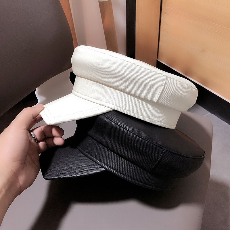 方帽平顶八角帽女秋冬韩版潮新款画家网红贝雷帽帽子