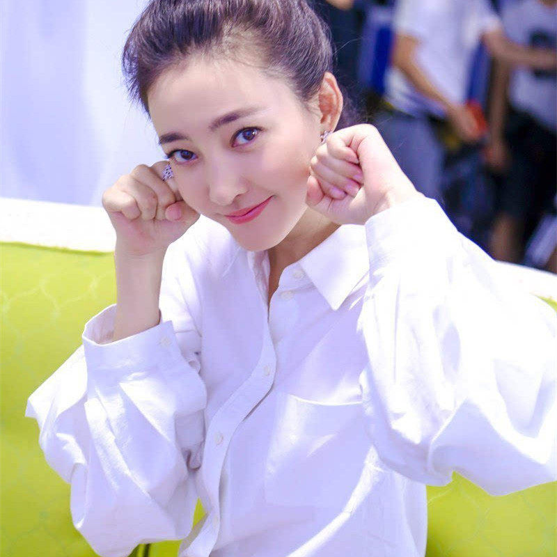 2020衬衫百搭休闲时尚宽松衬衣春装白衬衫同款女明星衬衫