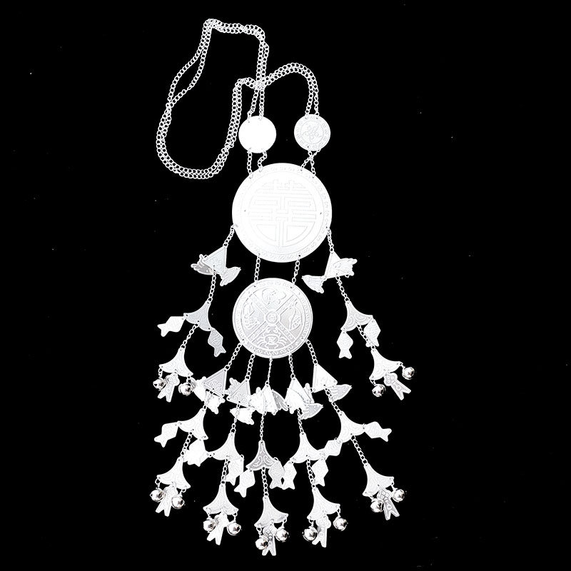 正品海南岛黎族少数民族扇型头饰苗族项圈项链黎乡民族服装