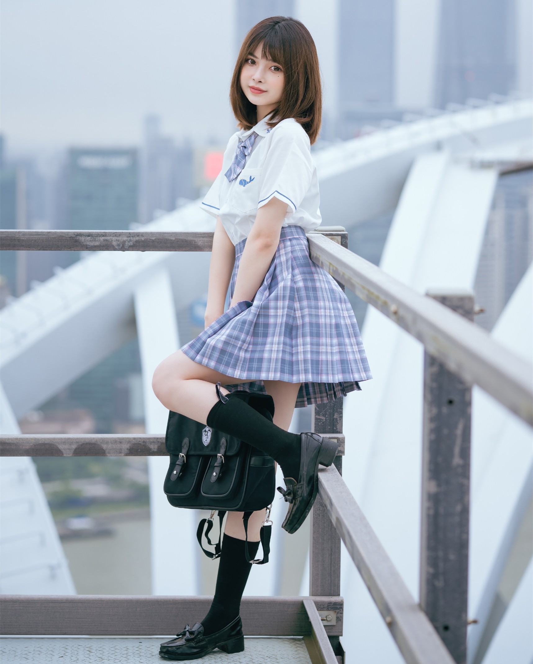 初夏家jk挚爱原创jk制服学院风格银线夏季半身裙