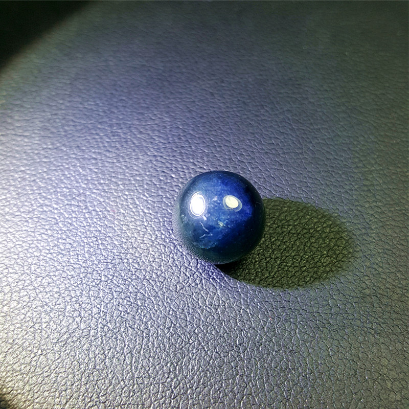 墨兰珠宝天然蓝宝石珠子diy散珠圆珠手串项链珠宝奇石