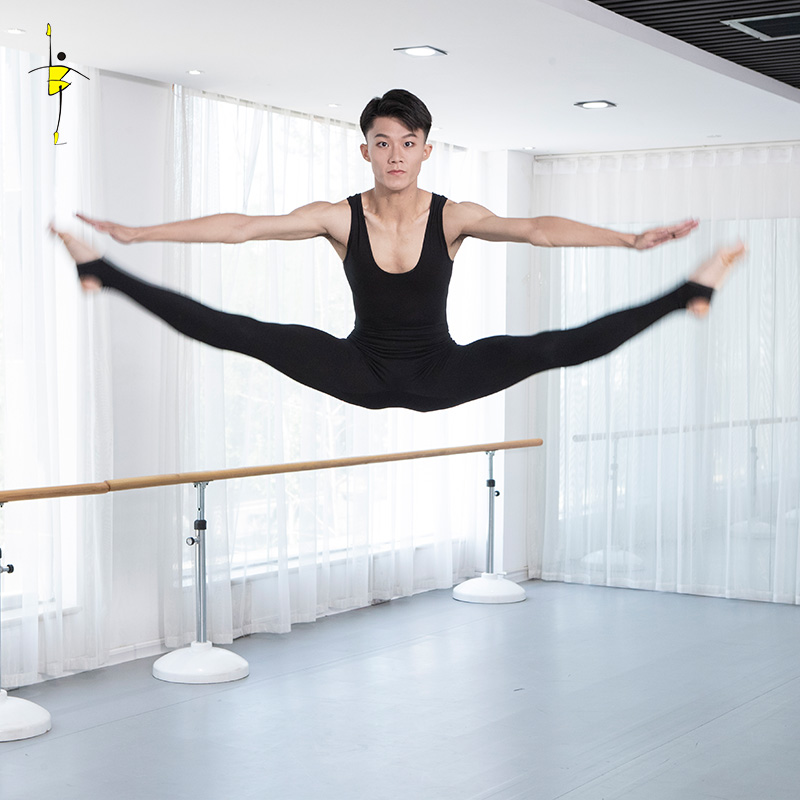 男士芭蕾舞连体成人练功男生形体基训服艺体操芭蕾舞服