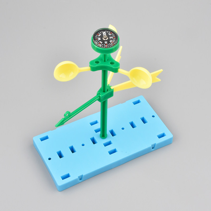 胖胖龙风车diy手工材料风力风向小学科学教具科学实验