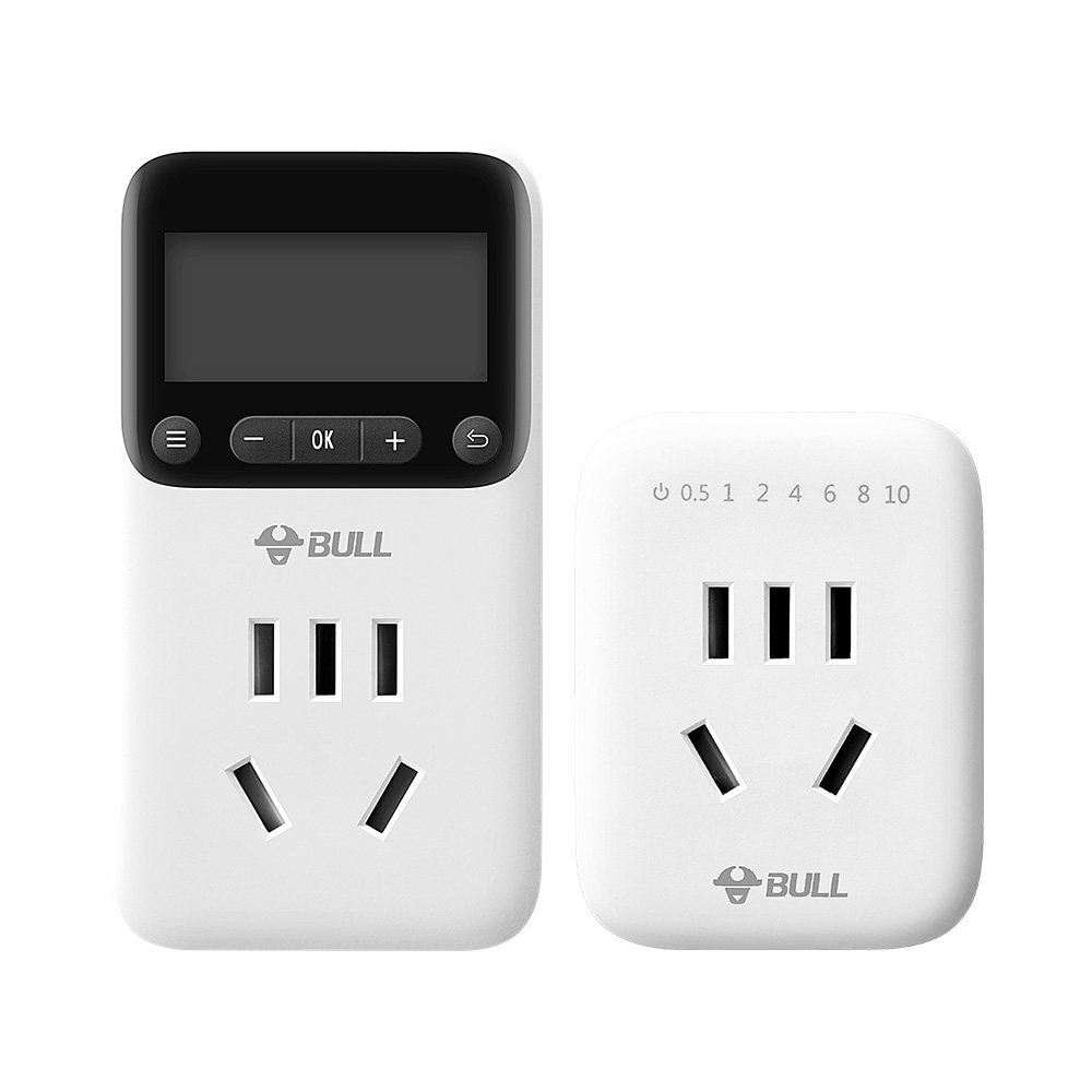 公牛定时器插座大功率定时器开关16a电子机械式家用时控智能旋钮