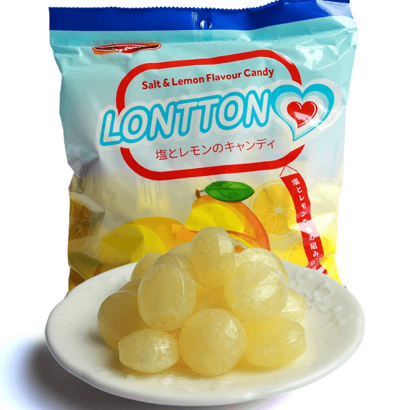 伦敦wf柠檬糖果500g马来西亚进口零食食品甜味传统糖果