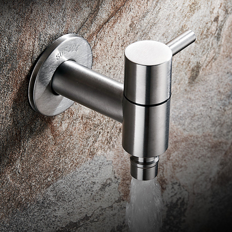 洗衣机水龙头不锈钢家用4分接口专用阳台拖把止水洗衣机龙头