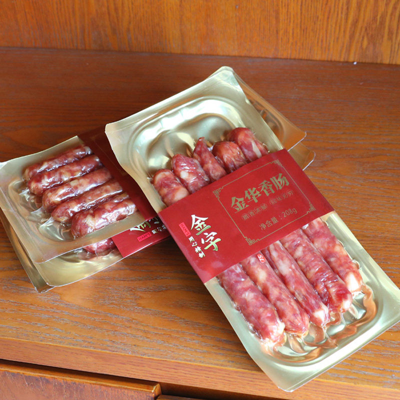 金字火腿208g香肠广式腊肠腊肉浙江农家自制香肠