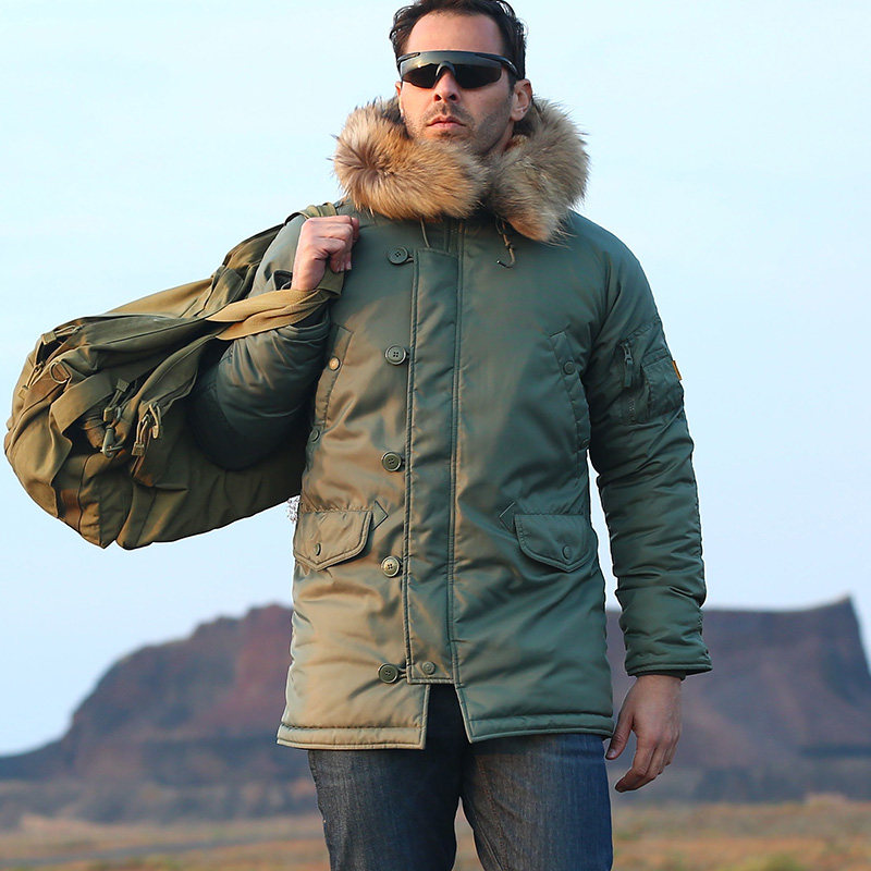 第三代龙牙n-3b极地防寒服n3b棉服大衣冬季加厚保暖棉衣