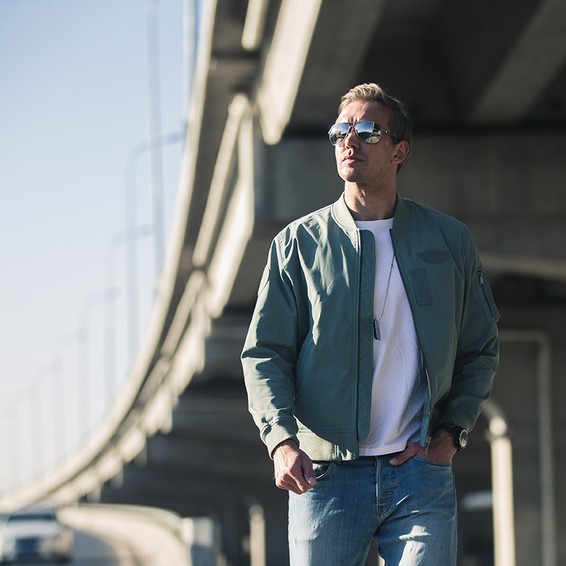 新品龙牙轻型MA-1飞行员夹克男春季战术服男ma1夹克军迷外套铁血