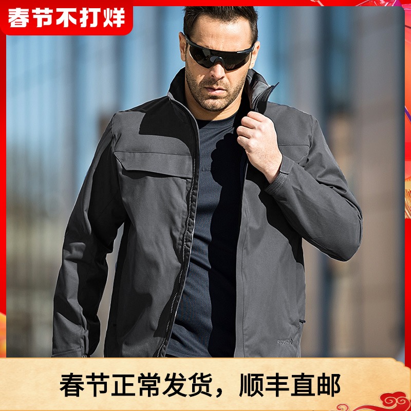 龙牙暗影战术夹克男士春秋款风衣夹克通勤外套铁血