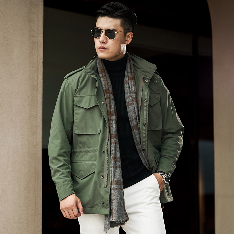 龙牙M65战地风衣军迷勤务修身战术服m65风衣春秋外套男铁血君品行