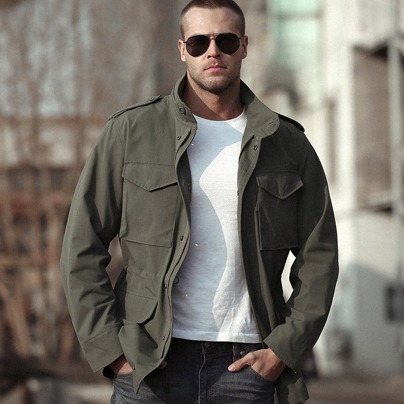 龙牙m65战地风衣军迷勤务修身战术服m65风衣春秋外套男铁血君品行