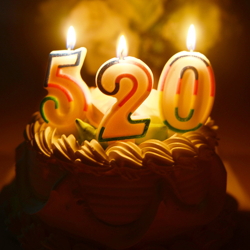 生日蛋糕数字蜡烛浪漫创意生日派对用品宝宝儿童周岁生日蛋糕蜡烛