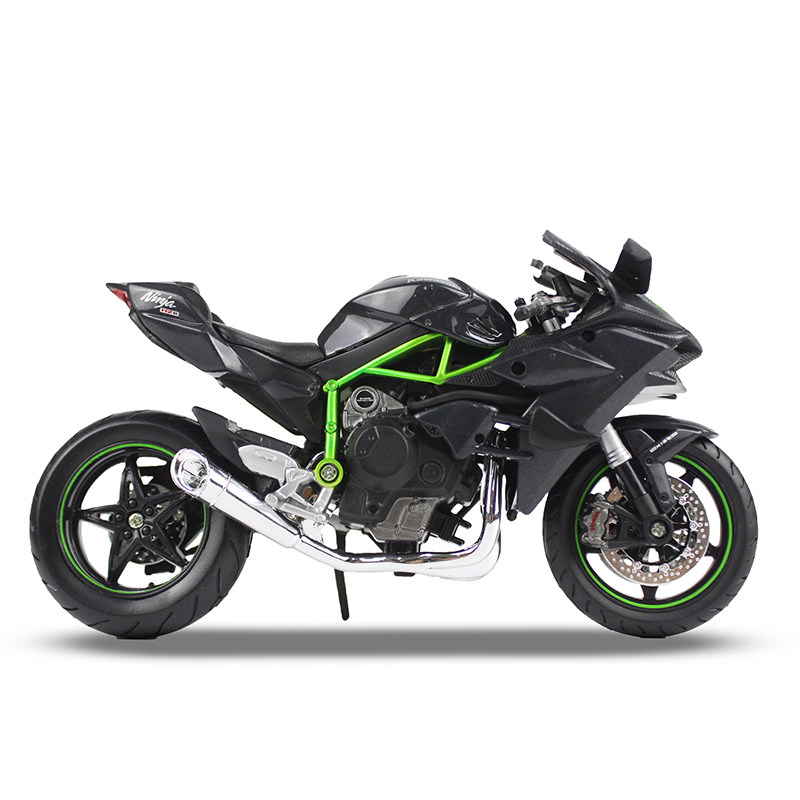 杜卡迪川崎h2r机车仿真合金摩托车模型手办玩具车模