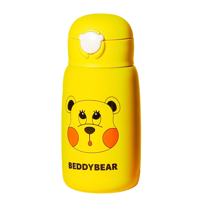 杯具熊儿童保温杯吸管幼儿园水壶便携小学生可爱卡通保温杯