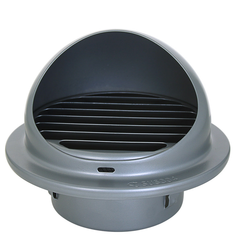 304不锈钢风帽外墙出风口新风排风排气 罩室外防风防雨烟管透气帽