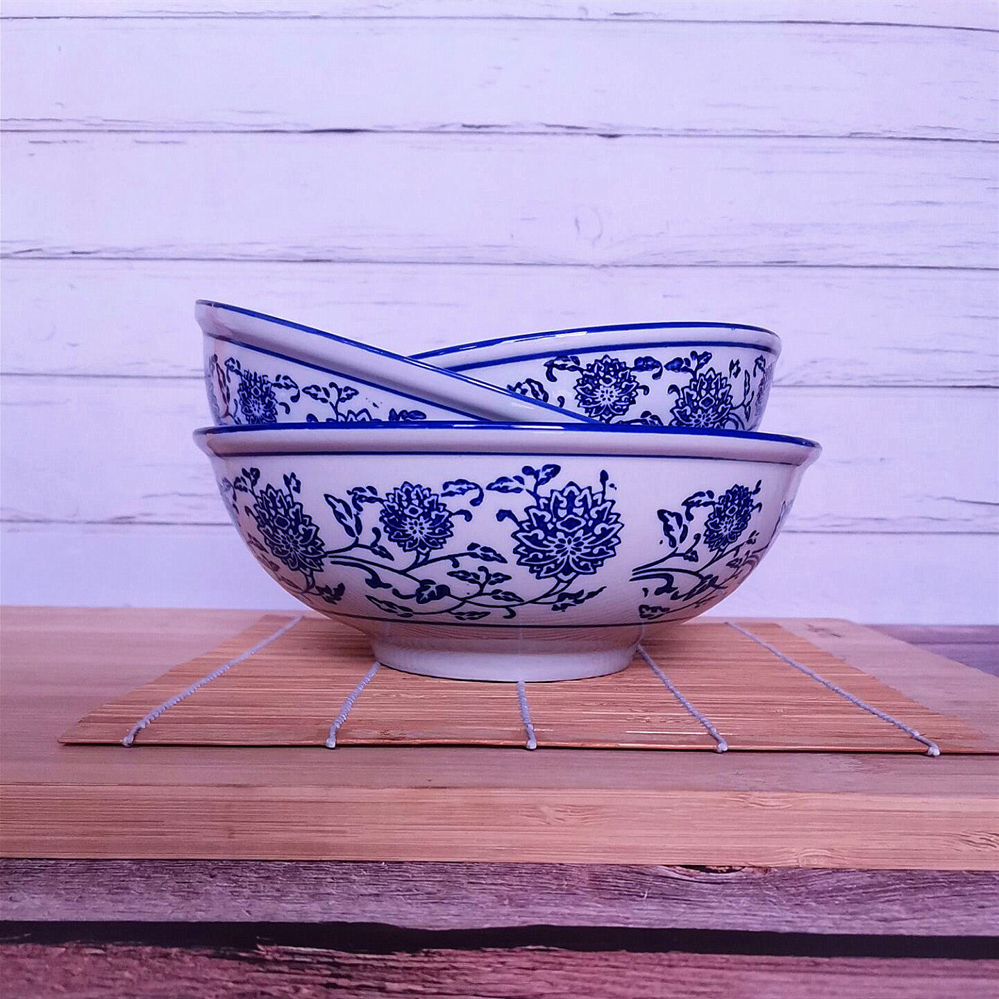 面馆专用青花大碗釉下彩碗拉面宫廷餐馆饭店碗