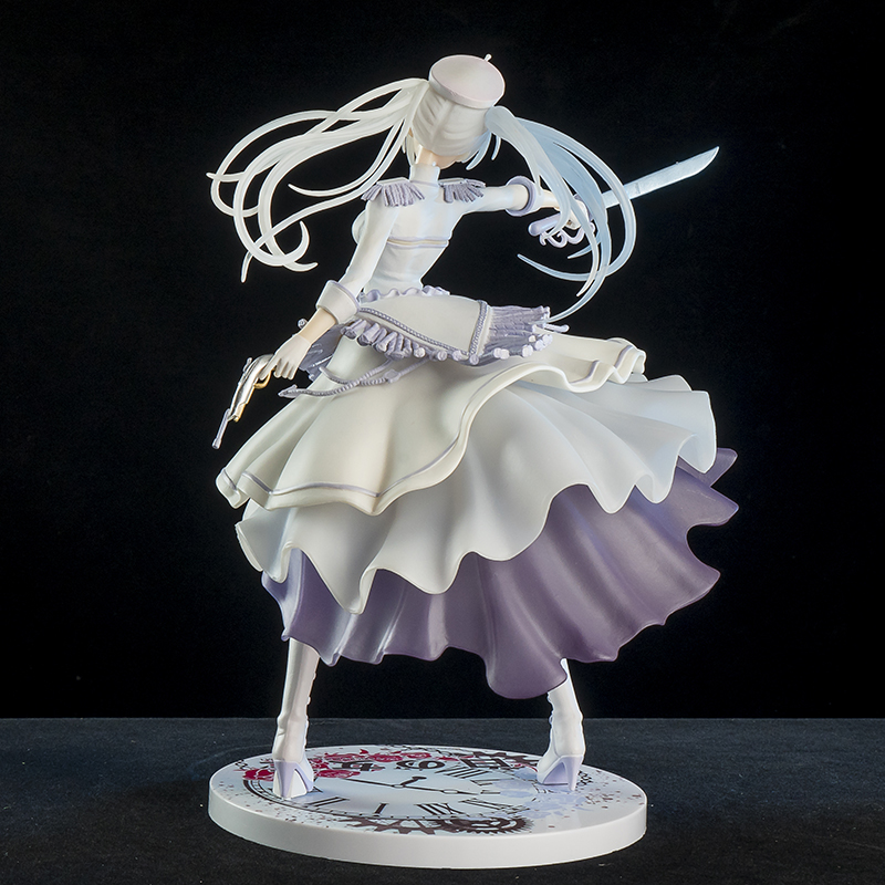 ** 约会大作战 反转体时崎狂三白之女王电影军服手办模型摆件