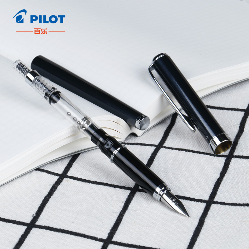 日本pilot/百乐 cavalier/卡佛里亚钢笔涂漆铜杆fca-3sr学生成人练字