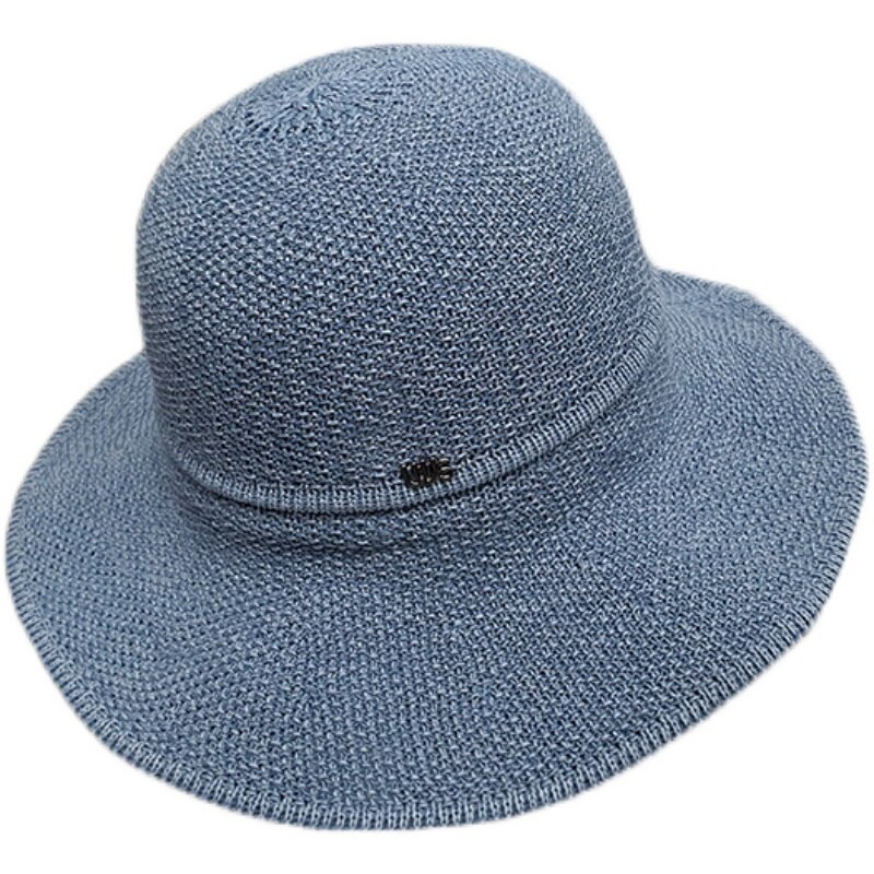 大檐渔夫子女春夏21年新款ins圆顶帽子