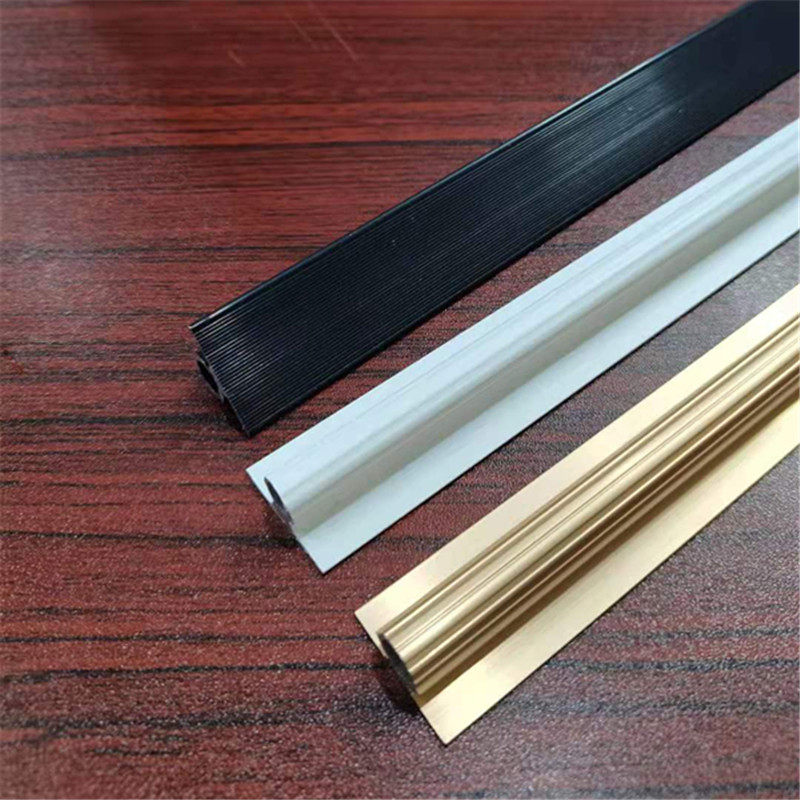 开槽vf款防变形压条拉直柜门简约橱柜衣柜压条