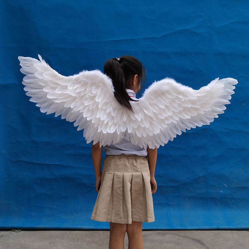 儿童羽毛翅膀天使六一六一节节日表演舞蹈创意翅膀